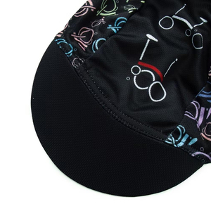 หมวกปั่นจักรยานพิมพ์โลโก้ตามสั่ง หมวกสแปนเด็กซ์แบบสวมศีรษะสำหรับวิ่ง ปั่นจักรยาน ปีนเขา หมวกกีฬาระบายอากาศได้ดี - Product Image 6