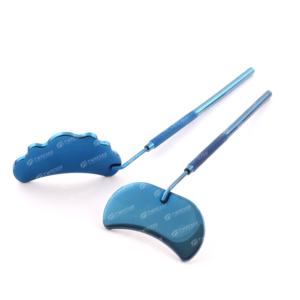 Miroirs d'extension de cils professionnels en acier inoxydable à pointe pointue avec logo personnalisé outils de beauté pour cils de marque privée vente en gros - Product Image 5