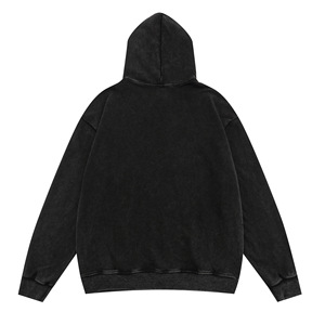 Sweat à capuche pour homme en coton premium, style streetwear décontracté, coupe oversize, mode, OEM ODM, pour la gym, fournisseur en gros - Product Image 6