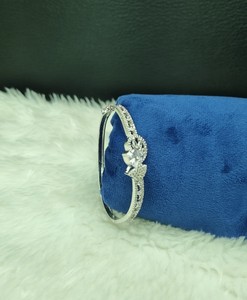 Bracelets en argent plaqué avec grappes de gouttes d'eau et diamants américains, bijoux ethniques pour soirées, pour femmes, vente en gros - Product Image 2