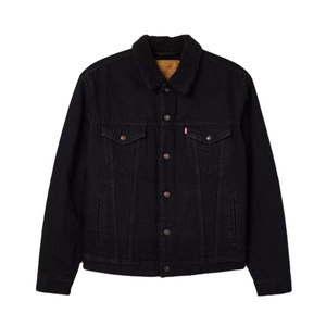 Vintage Fashion Men's Elegant Denim <b>Jacket</b> Blue Elastic Overcoat with Button Decoration OEM Service for Winter Wear - Product Image 1