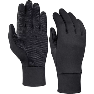 Nouveaux gants de sécurité en cuir noir coupe-vent et chauds, antidérapants, à doigts complets, pour le cyclisme et les sports d'hiver, pour cyclistes et coureurs - Product Image 1