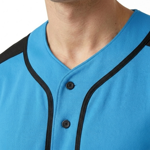 Nueva Camiseta de Béisbol Transpirable y Duradera, Ligera, con Botones Delanteros, Precio Económico, Ropa Deportiva, Camiseta de Béisbol de Poliéster, Servicio OEM - Product Image 5