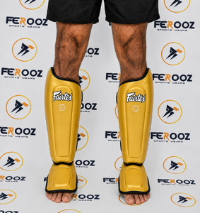 Protection de jambe et de pied haute densité blanche pour l'entraînement aux arts martiaux, le kickboxing et la pratique du MMA - Product Image 2
