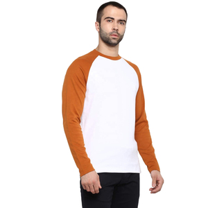 Custom Design Men's Full Sleeve 100% Cotton Plain T Shirt High Quality Print Unisex Full Sleeve Fitted Streetwear T Shirt - Product Image 2
