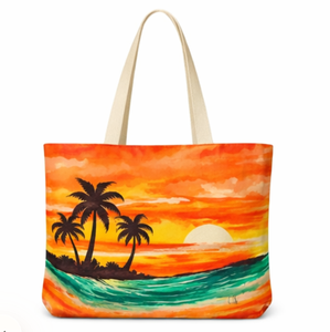 Sac fourre-tout en toile de coton COTTON VOYAGE, logo personnalisé imprimé, sac de shopping réutilisable avec votre design pour les voyages - Product Image 4