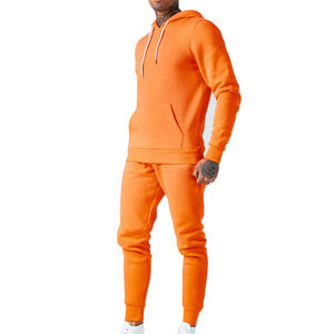 Conjunto de Sudaderas con Capucha y Cordón Ajustable, Estilo Casual, para Hacer Ejercicio, Cálidas y Suaves, Conjuntos Deportivos de Algodón - Product Image 1