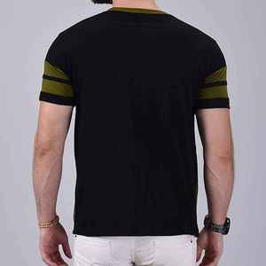 Custom Men's Casual T-shirts Bulk Wholesale 100% Cotton Premium 180g Knitted Breathable Eco-Friendly Plain Dyed Print <b>Light</b> - Product Image 2
