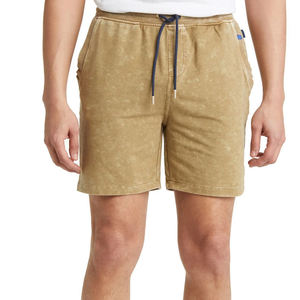 Acid Wash Vintage Eco-Friendly 100% Cotton Men's Workout Shorts Wholesale Custom Fleece <b>Elastic</b> Waist Sweat Shorts Manufacturer - Product Image 2