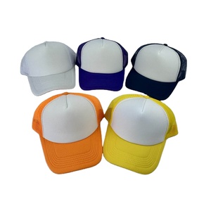 Wholesale Cheap Outdoor Custom Blank Trucker Cap Promotional Solid Trucker Cap Colorful Foam Mesh Trucker Cap - Product Image 1