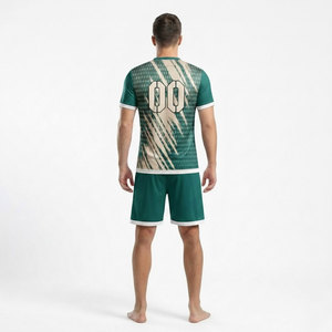Ensemble de maillots de football personnalisés en polyester pour hommes, uniforme de football d'usine avec impression numérique, vêtements d'été, uniformes de football - Product Image 6