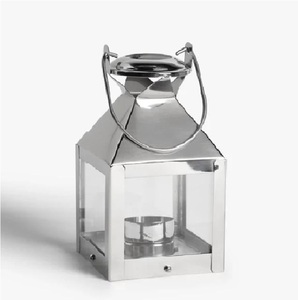 New Arrival Stainless Steel & Glass Candle Holder <b>Lantern</b> for Home Parties and Weddings Decorations <b>Lantern</b> - Product Image 2