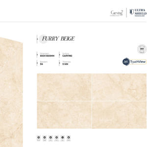 กระเบื้องพอร์ซเลนแกะสลักลายสมัยใหม่ ขนาด 800x1600 1200x1800 750x1500 มม. กระเบื้องทันสมัยสำหรับห้องนั่งเล่น ห้องครัว ห้องน้ำ - Product Image 1