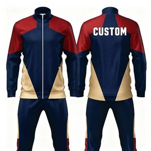 Chándales Personalizados de Manga Larga para Fútbol, Ropa Deportiva Sublimada, Chándal de Entrenamiento para Adultos, Chaquetas de Fútbol - Product Image 6