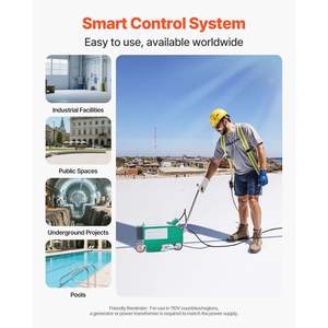 Soudeuse à air chaud pour toiture haute puissance 4200W 220V PVC TPO CPE 1,57\" de largeur 0,04-0,12\" d'épaisseur 68-1202 Fahrenheit Plastique Plastique - Product Image 5