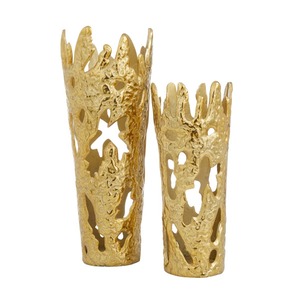 Vase de table en laiton fait main, style bohème, pièce décorative, finition dorée, pour la décoration intérieure - Product Image 1
