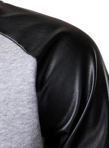 Veste de baseball sportive d'hiver exceptionnelle en toile avec capuche, logo frontal, respirante, confortable et durable - Product Image 5