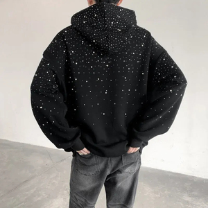 Custom Design Cotton Polyester Made <b>Rhinestone</b> <b>Hoodies</b> cotton blended Light Weight Top Quality Men <b>Rhinestone</b> <b>Hoodies</b> - Product Image 6