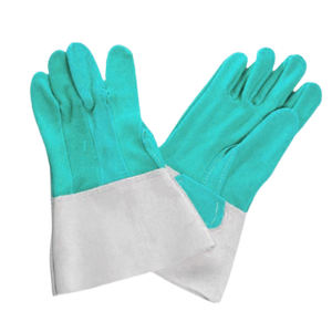 Gants de soudure en cuir de vachette pleine fleur de qualité supérieure, résistants à l'abrasion, pour la lutte contre les incendies et le barbecue - Product Image 5