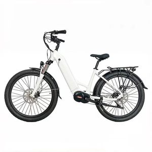 Bicicleta eléctrica de montaña con motor central BAFANG, neumáticos de 27.5*3 pulgadas, batería de 48V20AH, frenos de disco hidráulicos dobles y cuadro de aleación de litio. - Product Image 1