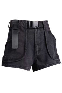 ODM OEM Hot Sale Women's Hot Shorts Summer Denim Shorts Tailored Shorts Women - Product Image 5