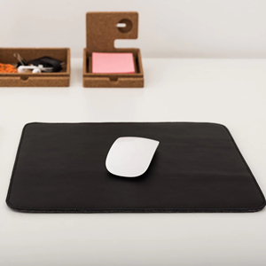 Alfombrilla de Ratón de Cuero Genuino con Logotipo Personalizado, Alfombrilla de Escritorio de Piel de Vacuno de Grano Completo, Impermeable, para Proveedores B2B, LMP-0031 - Product Image 1