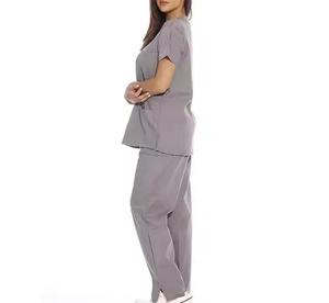 Uniformes Médicos para Enfermeras, Diseño 2026, Venta Caliente, Logotipo Personalizado, 3 Bolsillos, Uniformes para Personal de Hospital, Twill Spandex/Poliéster para Mujer - Product Image 6