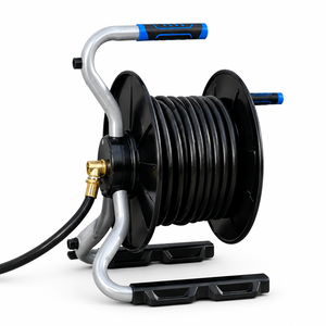 Enrouleurs de tuyaux mobiles OEM ODM, Enrouleur de tuyau d'arrosage portable avec raccords en laiton, Chariot porte-tuyau d'eau anti-fuite pour atelier ODGGAD002 - Product Image 1