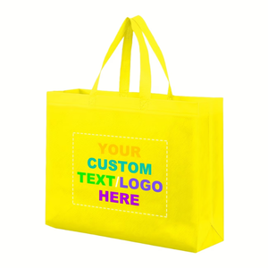 Sacs de courses personnalisés en non-tissé, sacs fourre-tout réutilisables pour l'épicerie, sacs écologiques pour vêtements et chaussures, sac fourre-tout à marque privée - Product Image 4