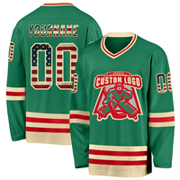 Maillot de hockey sur glace personnalisé, vêtements de sport avec design d'équipe athlétique et broderie de logo sur mesure