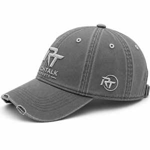 Gorra de Béisbol Gris de 6 Paneles, Ajustable, de Algodón Lavado, con Logotipo Bordado, Unisex, Casual - Product Image 3
