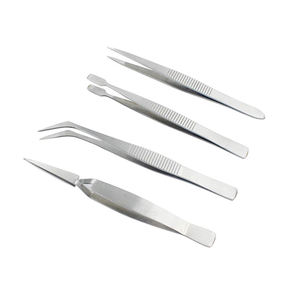 Professional Manual Class II Dental Tweezers Set Stainless Steel Oral Care <b>Tools</b> for Denture <b>Cleaning</b> and <b>Teeth</b> Care - Product Image 4