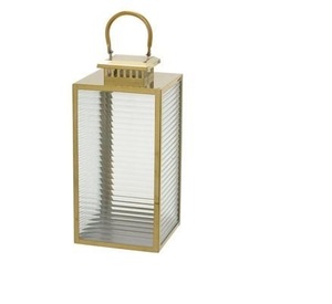 Modernised Durable Metal & Glass Metal Candle <b>Lantern</b> With Matt <b>Gold</b> Finish Candle <b>Lantern</b> for Outdoor & Home Decor - Product Image 5