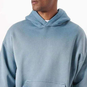 High Quality <b>Men</b> Heavyweight Acid Wash Hoodie Oversized Vintage Wash Cotton Supplier Wholesale - Product Image 4