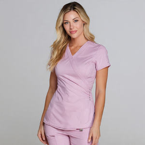 Camiseta Médica de Manga Corta en Oferta, Uniformes Médicos Unisex para Hospitales - Product Image 5