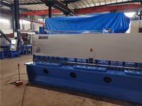 Machine à cisaillement hydraulique Qc12k-6*3200mm, machine à cisaillement hydraulique Qc12y 8x3200, cisaille hydraulique pour tôles