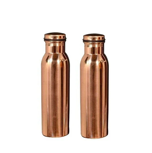 Copper Water Bottle Mirror Polished Fancy Water Copper Bottle Customized Sizes 6 Pieces Copper Bottle - Product Image 5