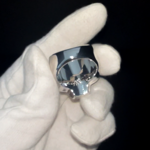Moissanite Diamond <b>Skull</b> <b>Ring</b> 925 Silver Iced Out Punk Gothic Design Luxury Statement <b>Ring</b> for Men Women Hip Hop Jewelry - Product Image 3