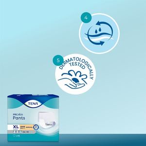 Couches pour adultes TENA PROskin Pants Normal Unisexe - XL 15 par paquet - Product Image 2