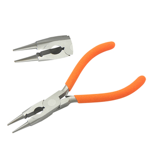 Pince à sertir 4-en-1 Beaders Delight 120 mm en acier inoxydable avec poignées en mousse mate pour la fabrication de bijoux, la sertissage de circlips et la coupe de boucles de pêche - Product Image 1