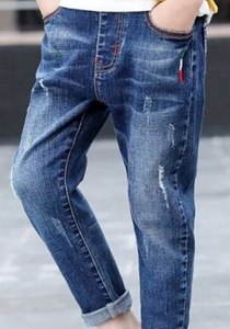 Jeans pour hommes en coton délavé avec dentelle, de qualité export OEM, au design décontracté et tendance, fabriqués au Bangladesh. - Product Image 5