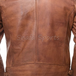 Blouson en cuir bomber personnalisé pour homme, en cuir d'agneau véritable, à vendre à bas prix avec design sur mesure - Product Image 5