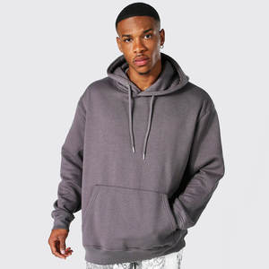 Nouveau sweat à capuche décontracté en molleton de coton à manches longues pour homme – Confortable, tendance, coupe oversize – Vente en gros - Product Image 3