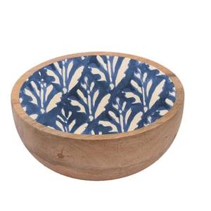 Bol de service en bois naturel, finition et matériaux de qualité supérieure, d'un exportateur indien. Fabriqué à la main en acacia, idéal pour le riz, les salades, les soupes et les plats principaux. - Product Image 2