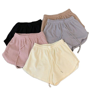 Shorts d'été personnalisés en velours côtelé pour femmes, taille basse, style Hot Pant, en Spandex, pour le sport et le cyclisme - Product Image 1