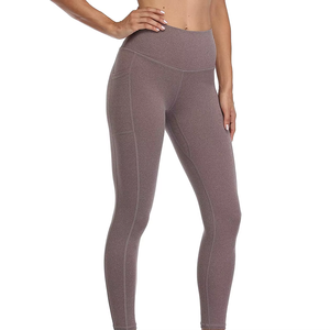 Leggings Deportivos de Spandex Transpirables con Patrón Geométrico Personalizado, Sin Costuras Frontales, Cintura Alta, para Yoga, Mujer - Product Image 4
