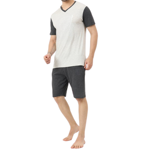 <b>Pajamas</b> Nightwear <b>Man</b> Bulk Factory Cotton Comfortable Breathable Sleepwear Wholesale Supplier - Product Image 5