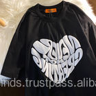 เสื้อยืดผู้ชายทรงปกติ ระบายอากาศได้ดี คุณภาพสูง 200 กรัม ผ้าวอช ทรงสตรีทแฟชั่น ผลิตตามสั่งจากโรงงาน ดีไซน์ใหม่มาแรง - Product Image 3