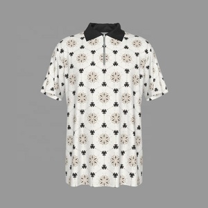 T-shirt Homme Double Face en Velours à Fermeture Éclair, Manches Longues, Style 2024, avec Manches Rotatives et Col Demi-Zip - Product Image 1