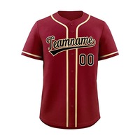 Maillot de baseball sur mesure de haute qualité pour homme et femme, prix de gros, vêtements de sport, maillot de baseball en différentes couleurs
